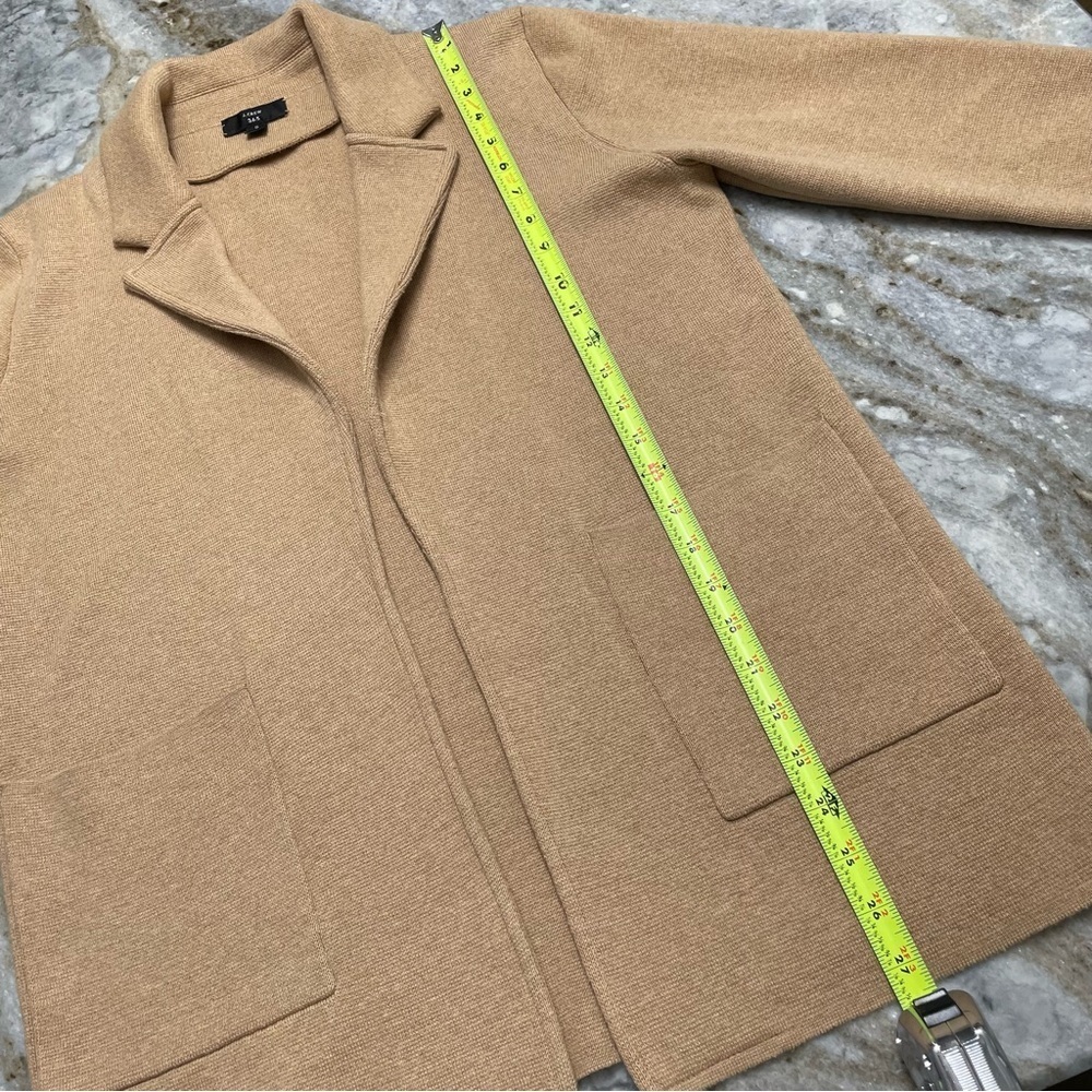 J.Crew 365 Women Sophie Open Front Sweater Blazer Cardigan Wool Blend Small - Picture 6 of 14